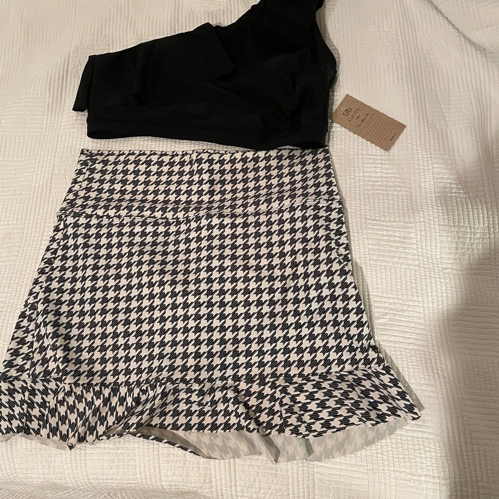 Albion Fit swim top and swim skirt